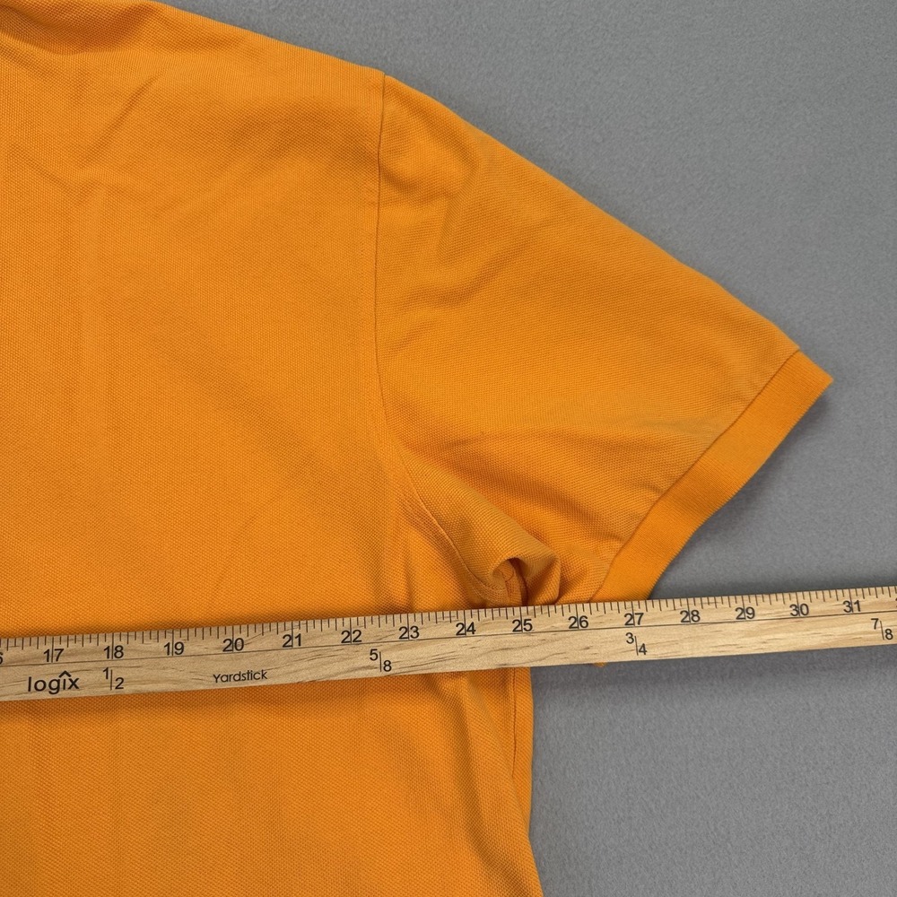 Brooks Brothers Men's Performance Polo Shirt Size XXL Orange 2-Button Cotton - Picture 15 of 16